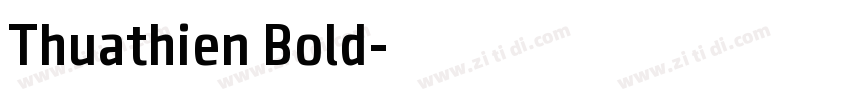 Thuathien Bold字体转换